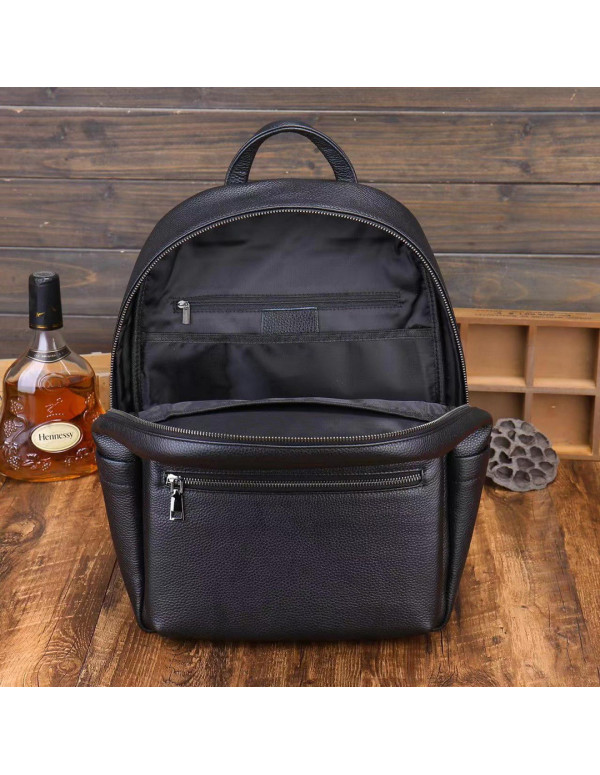Чоловічий рюкзак Arden з натуральної шкіри, чорний