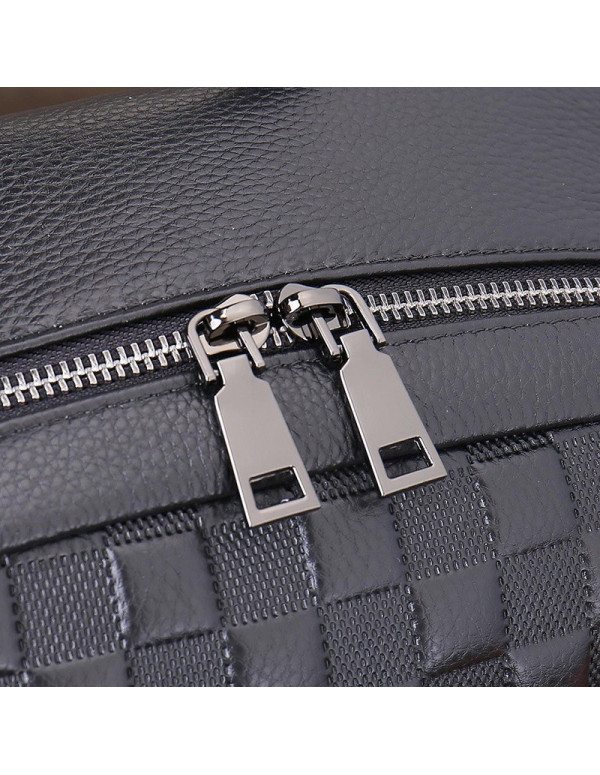 Рюкзак чоловічий шкіряний Tarvino,чорний