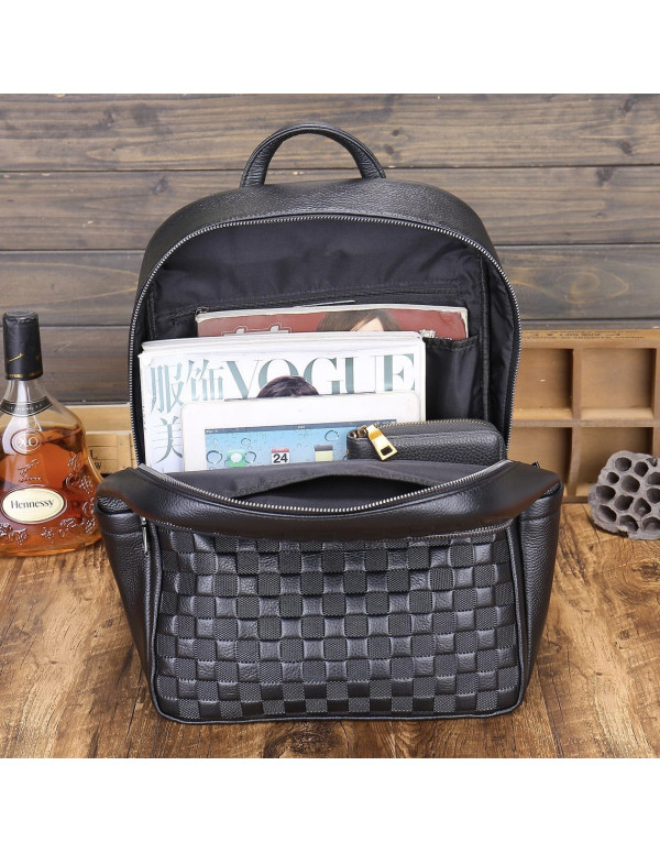 Рюкзак чоловічий шкіряний Tarvino,чорний