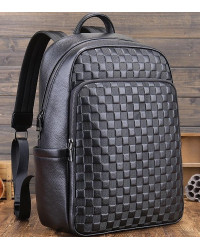 Рюкзак чоловічий шкіряний Tarvino,чорний