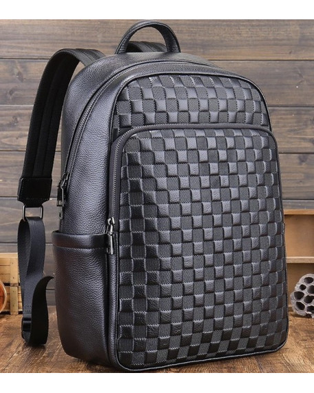 Рюкзак чоловічий шкіряний Tarvino,чорний