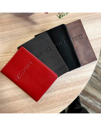 Шкіряна обкладинка для паспорта з написом 1940