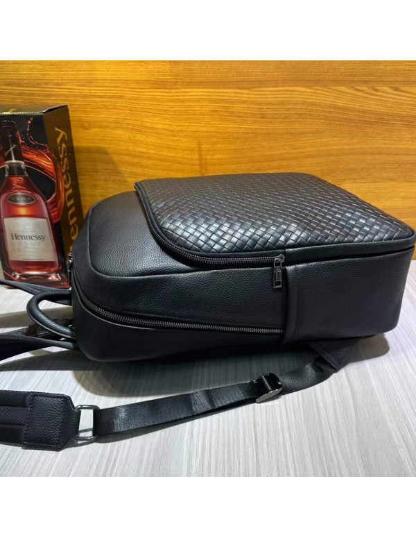 Рюкзак чоловічий з натуральної шкіри Maratea, чорний