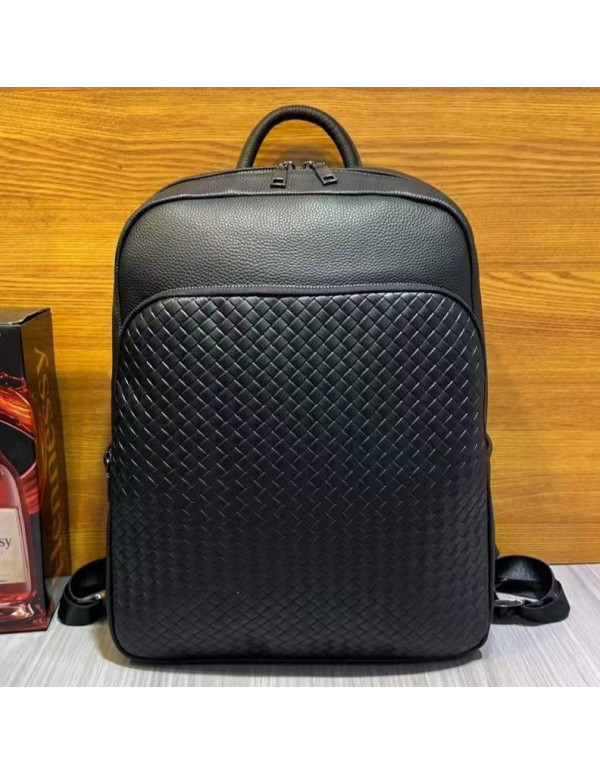 Рюкзак чоловічий з натуральної шкіри Maratea, чорний