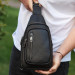 Сумка слінг чоловіча через плече Vermont, чорна