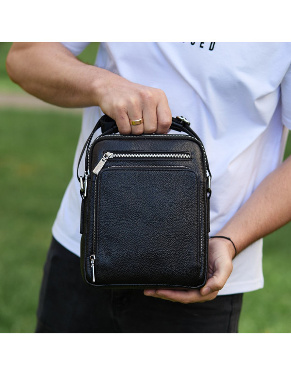 Чоловіча сумка-барсетка Grado, чорна