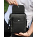 Чоловіча шкіряна сумка-барсетка Arpino, чорна