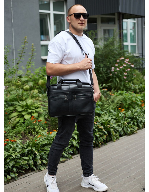 Чоловічий портфель для ноутбука Neironix, чорний