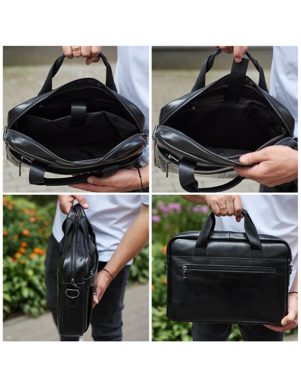 Чоловічий портфель для ноутбука Neironix, чорний