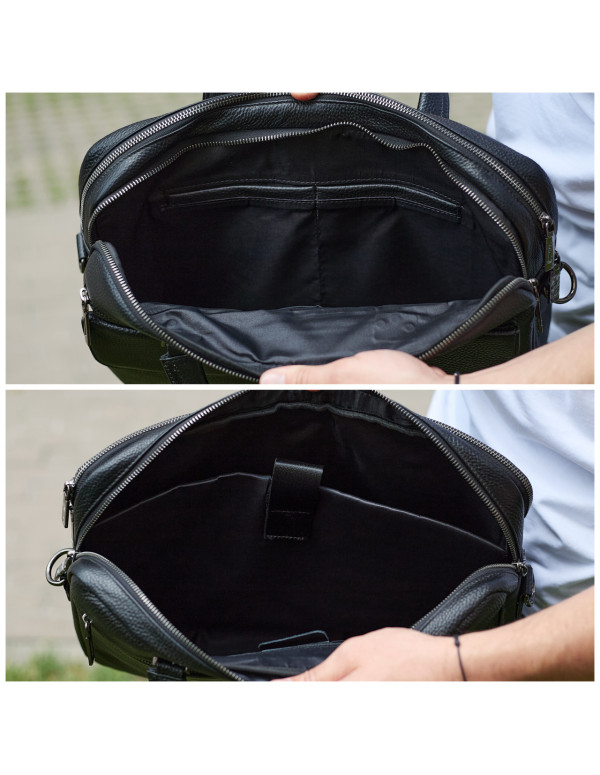 Портфель чоловічий офісний Oliv, чорний