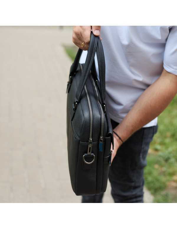 Чоловіча ділова сумка-портфель Orion, чорна