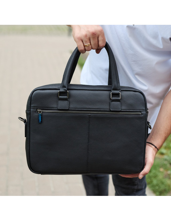 Чоловіча ділова сумка-портфель Orion, чорна