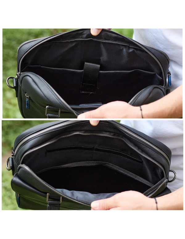 Чоловіча ділова сумка-портфель Orion, чорна