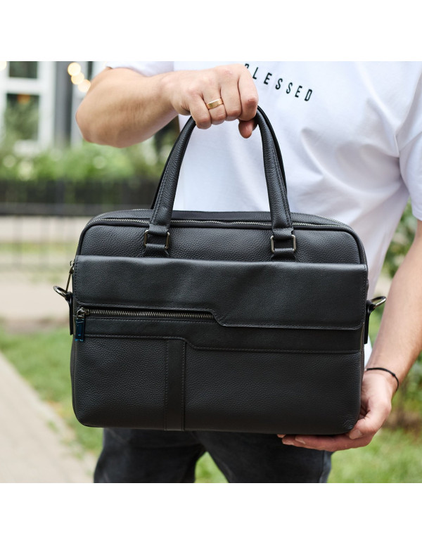 Чоловіча ділова сумка-портфель Orion, чорна