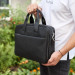 Чоловічий портфель на плече Domin, чорний