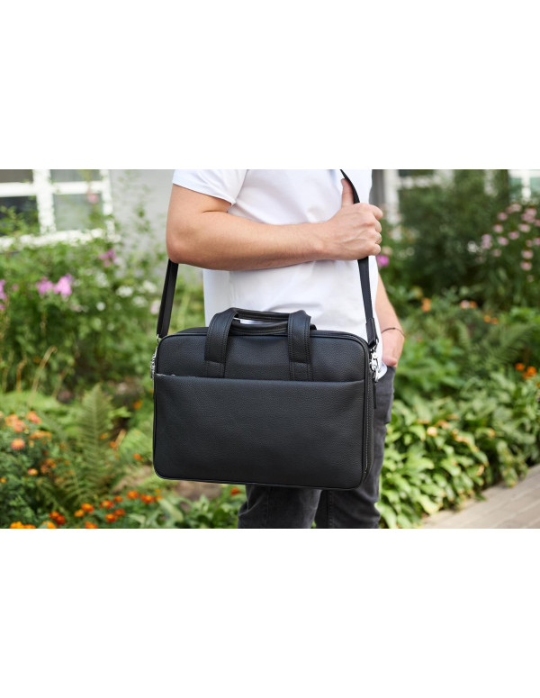 Чоловічий портфель на плече Domin, чорний