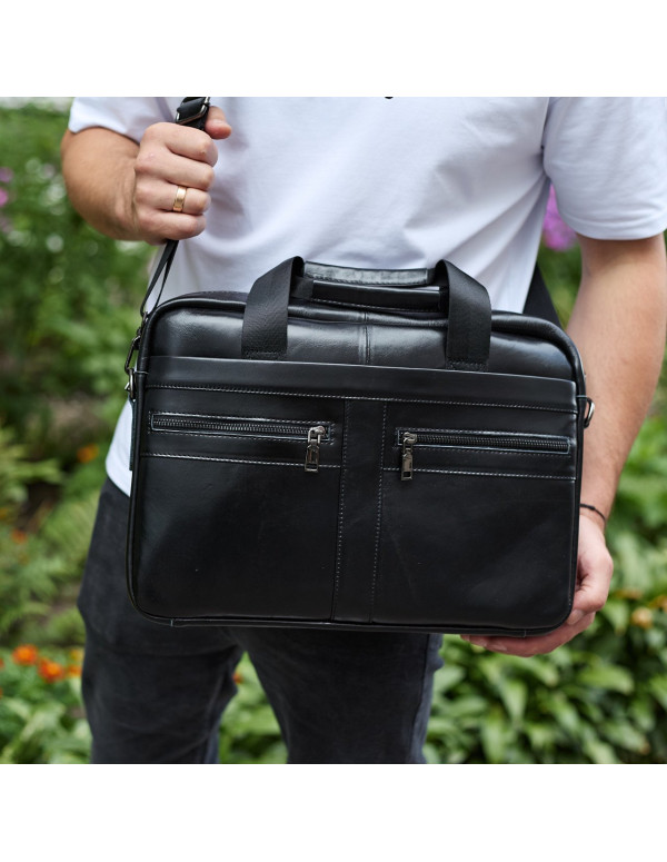 Чоловічий портфель для ноутбука Neironix, чорний