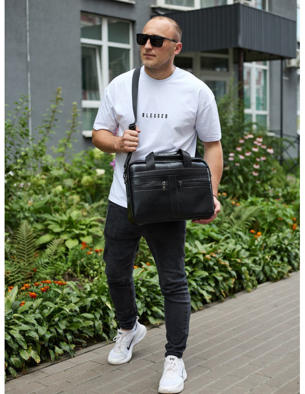 Чоловічий портфель для ноутбука Neironix, чорний