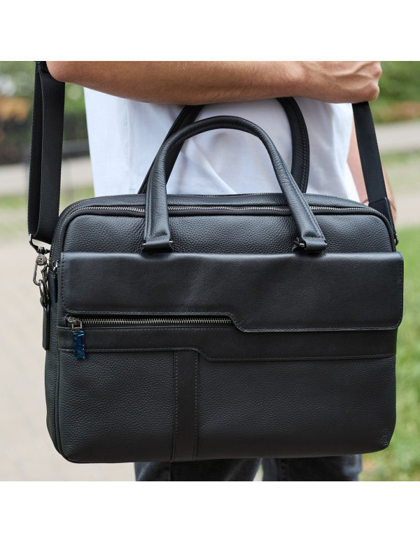 Чоловіча ділова сумка-портфель Orion, чорна