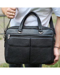 Портфель чоловічий офісний Oliv, чорний