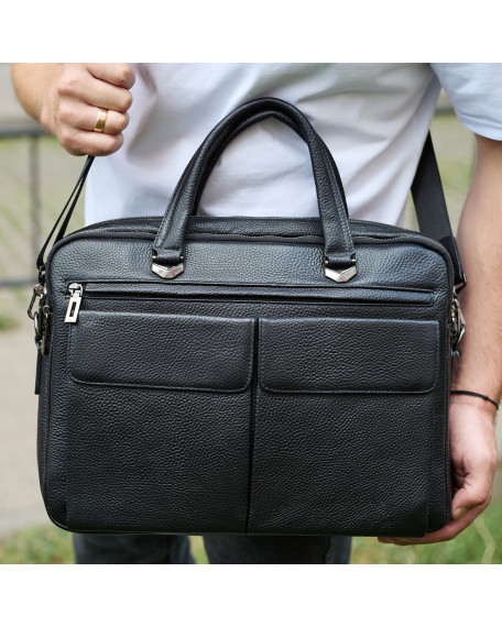 Портфель чоловічий офісний Oliv, чорний