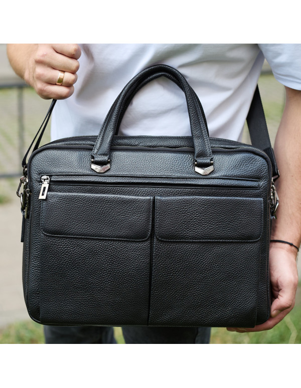 Портфель чоловічий офісний Oliv, чорний