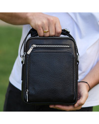 Чоловіча сумка-барсетка Grado, чорна