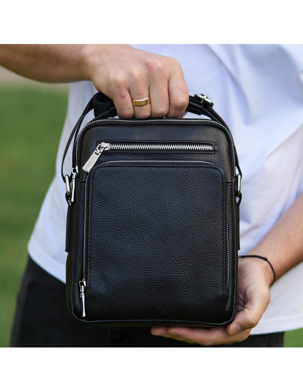 Чоловіча сумка-барсетка Grado, чорна