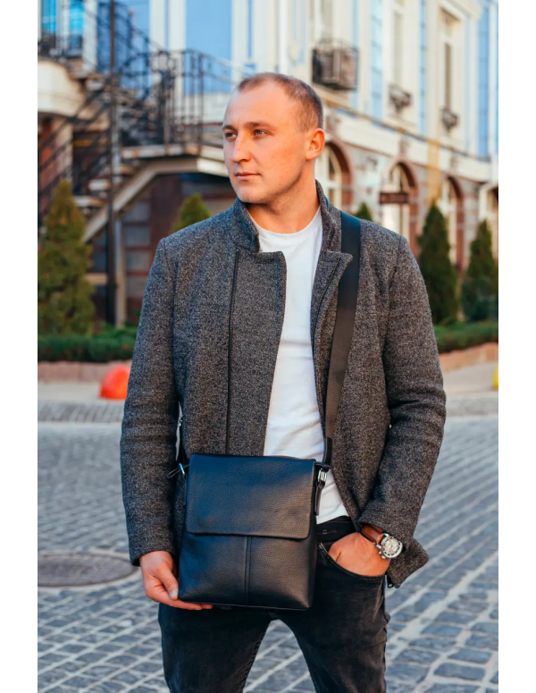 Чоловіча сумка планшет Classic bag, чорна