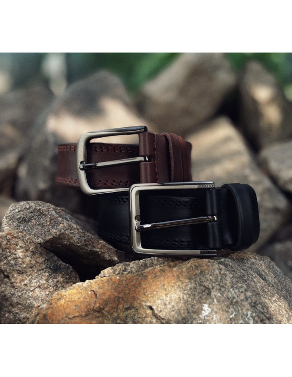 Чоловічий шкіряний ремінь