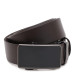 Пасок шкіряний для чоловіка 125×3.5 / ремінь на штани, коричневий