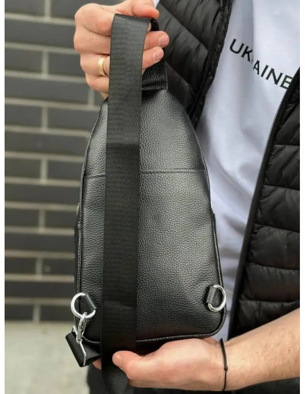 Чоловічий рюкзак на одне плече Cremona, чорний