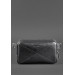 Шкіряна поясна сумка Dropbag Maxi чорна Krast BN-BAG-20-g