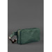 Шкіряна поясна сумка Dropbag Maxi зелена Crazy Horse - BN-BAG-20-iz