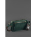 Шкіряна поясна сумка Dropbag Maxi зелена Crazy Horse - BN-BAG-20-iz