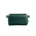 Шкіряна поясна сумка Dropbag Maxi зелена Krast - BN-BAG-20-malachite
