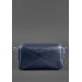 Шкіряна поясна сумка Dropbag Maxi темно-синя - BN-BAG-20-navy-blue