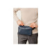 Шкіряна поясна сумка Dropbag Maxi темно-синя - BN-BAG-20-navy-blue