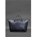 Шкіряна дорожня сумка темно-синя - BN-BAG-41-mystic