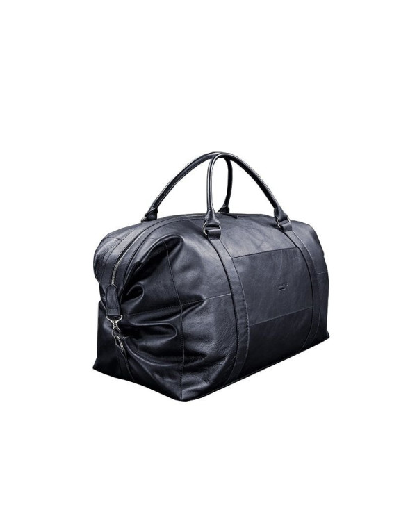 Шкіряна дорожня сумка темно-синя - BN-BAG-41-mystic