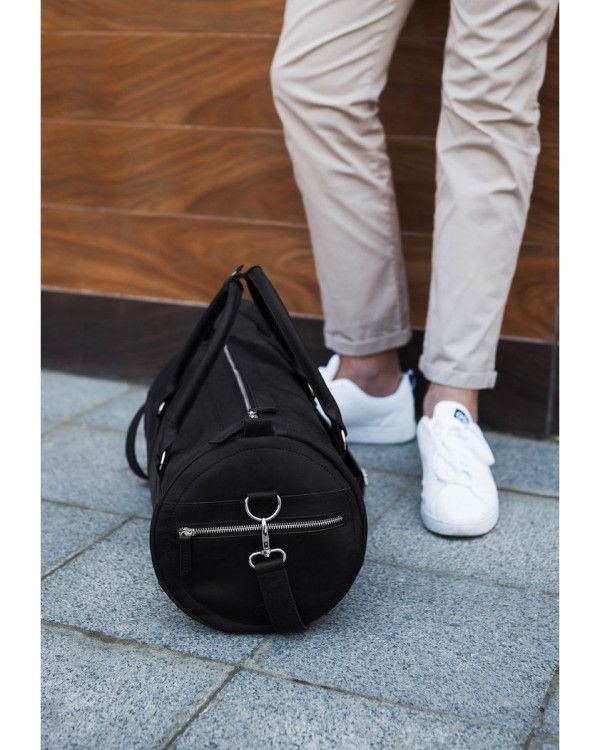 Шкіряна сумка Harper чорна Crazy Horse - BN-BAG-14-g-kr