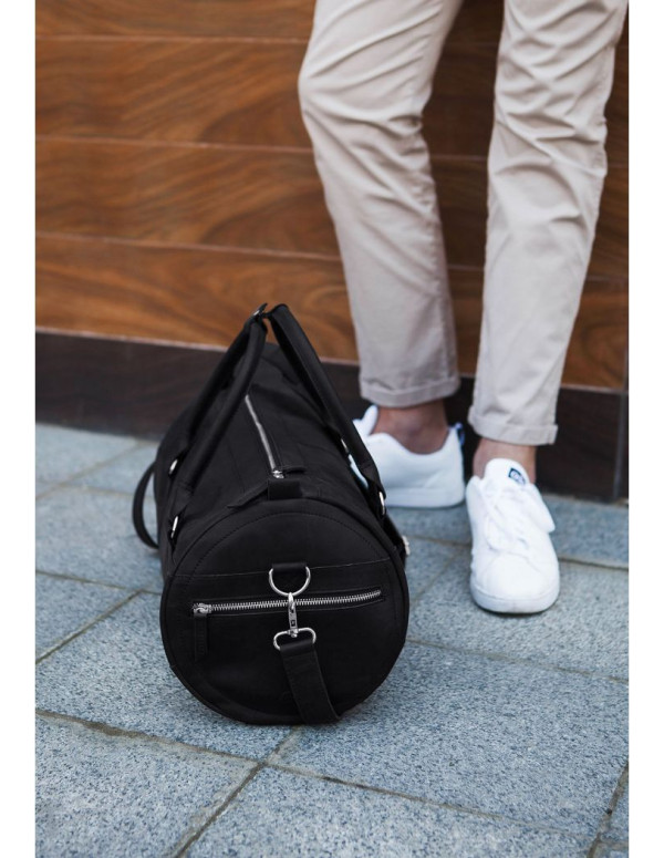 Шкіряна сумка Harper чорна Crazy Horse - BN-BAG-14-g-kr