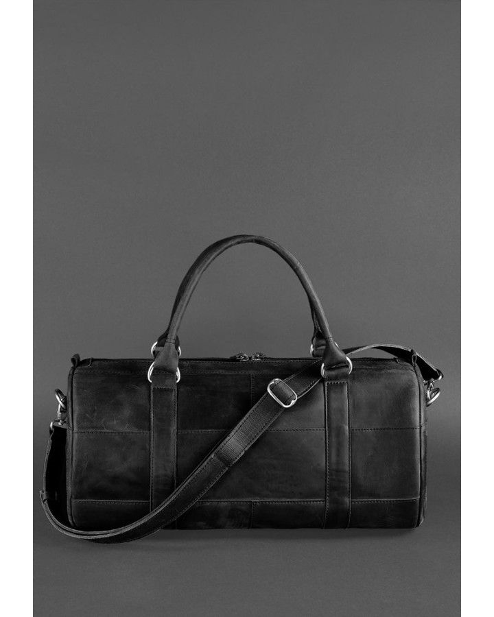 Шкіряна сумка Harper чорна Crazy Horse - BN-BAG-14-g-kr