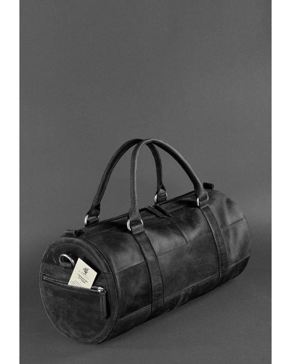 Шкіряна сумка Harper чорна Crazy Horse - BN-BAG-14-g-kr