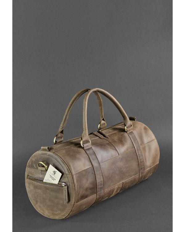 Шкіряна сумка Harper темно-коричнева Crazy Horse - BN-BAG-14-o