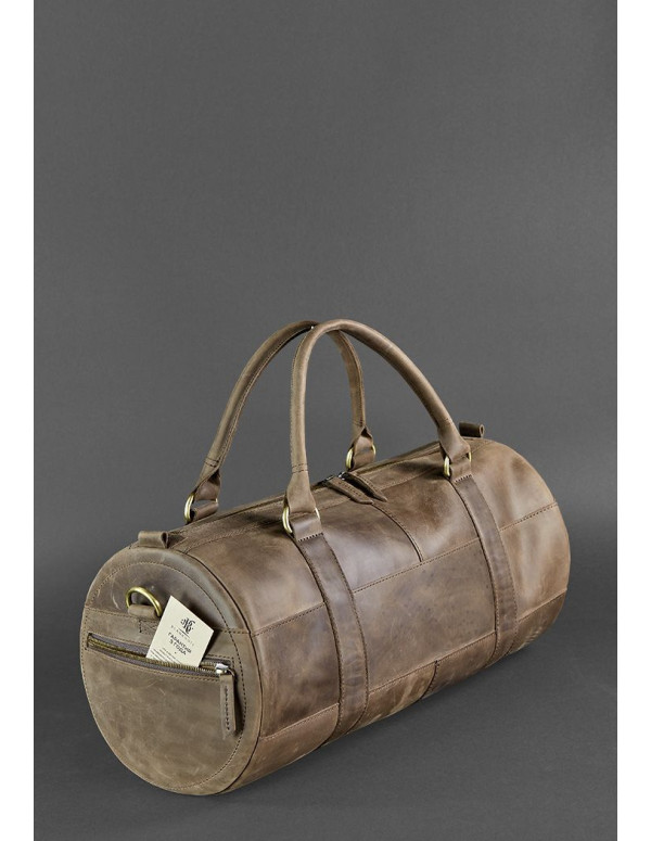 Шкіряна сумка Harper темно-коричнева Crazy Horse - BN-BAG-14-o