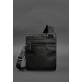 Чоловіча шкіряна сумка-месенджер 3 блискавки 