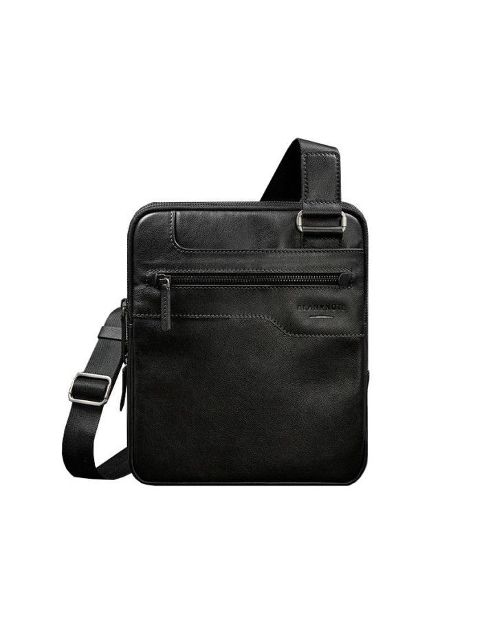 Чоловіча шкіряна сумка-месенджер 3 блискавки - BN-BAG-44-g