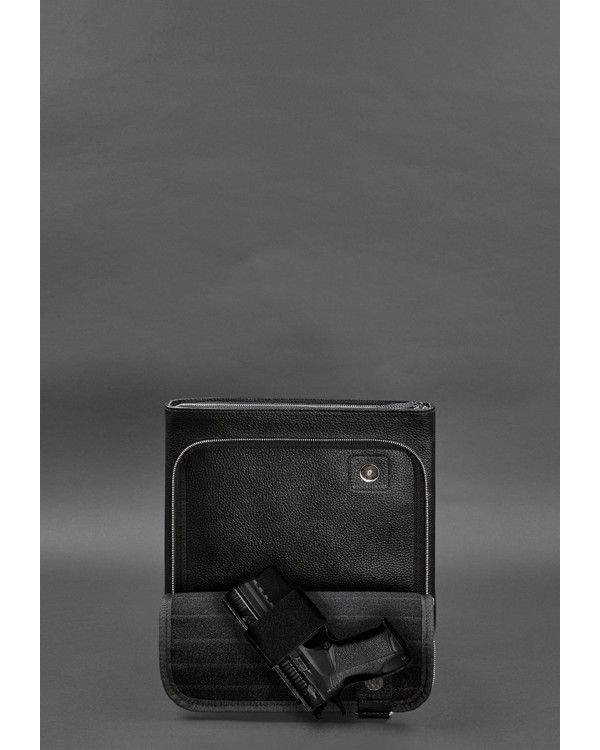 Сумка-планшет для прихованого носіння пістолета Чорна Флотар - BN-BAG-46-onyx