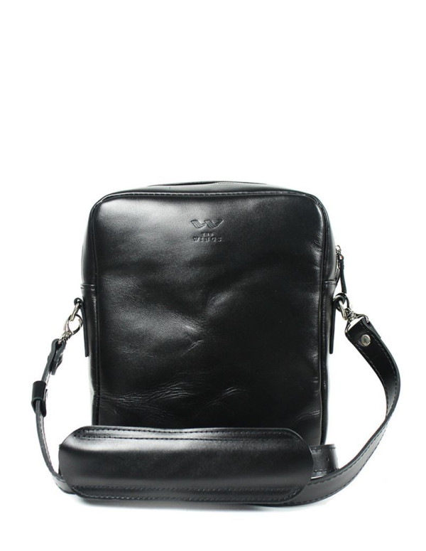 Шкіряна сумка Challenger S чорна - TW-Challenger-2-black